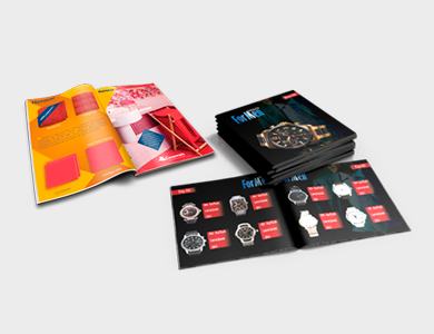 Manuais e Catálogos Couchê 80g Sem Verniz 10x15cm 8 Páginas - 4x4 - 2500 unid