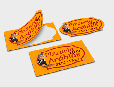 Adesivo de Papel 8x5cm - 4x0 - 500 unid