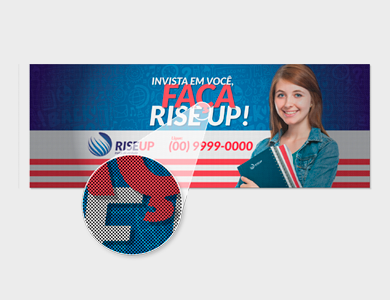 Adesivo Perfurado 80x40 cm - 4x0 - 250 unid