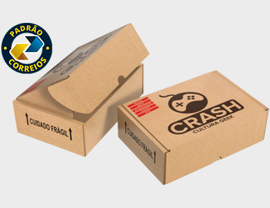 Embalagem para Correios/Ecommerce 04 Papelão 340g 22,5x15,5x7,5cm - 4x0 - 25 unid