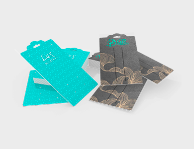 Cartela de Bijuteria Formatos Especiais Couchê 300g Verniz Total Frente 10x15cm - 4x0 - 1000 unid