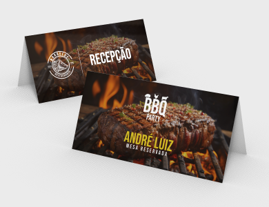 Display de Mesa com Arte Variável Tipo A em PVC 0,5mm Cristal Frente e Verso 15x15cm - 4x0 - 1 unid