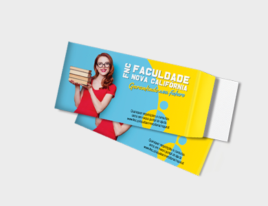 Envelope Aba Lateral Sulfite 120g Sem Verniz 23x11,3cm  - 4x0 - 50 unid
