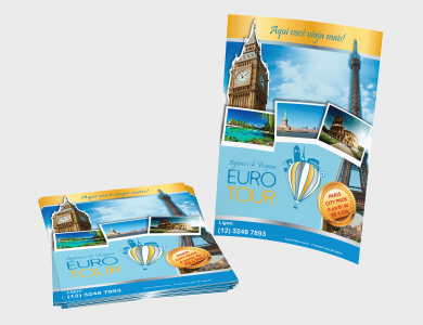 Folha Inteira Couchê 150g Sem Verniz 62,6x90cm - 4x1 - 500 unid