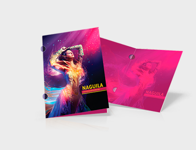 Pasta com Orelha Reciclato 240g Sem Verniz 31x45  - 4x4 - 50 unid